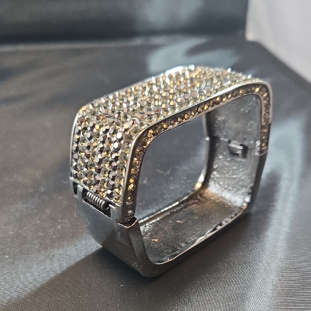 Silver Tone Crystal Bracelet - Picture 5 of 17